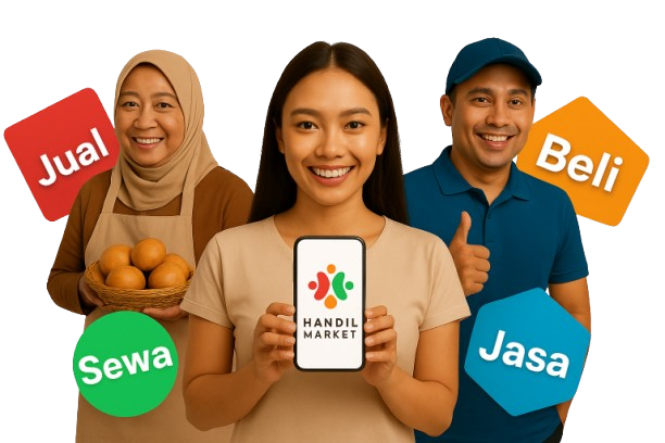 Tampilan Aplikasi Handil Market